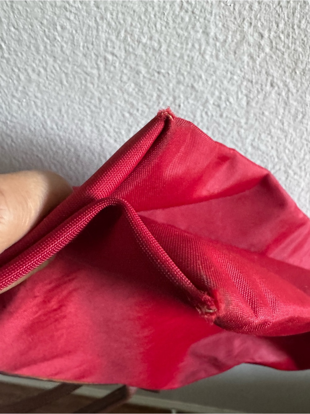 Longchamp Red Le Pliage Shopping Modele Depose Tote Bag - Picture 10 of 13